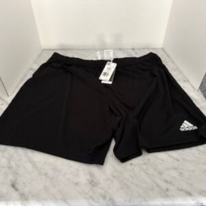 Adidas 2XL Mens Black Football/Soccer Shorts
